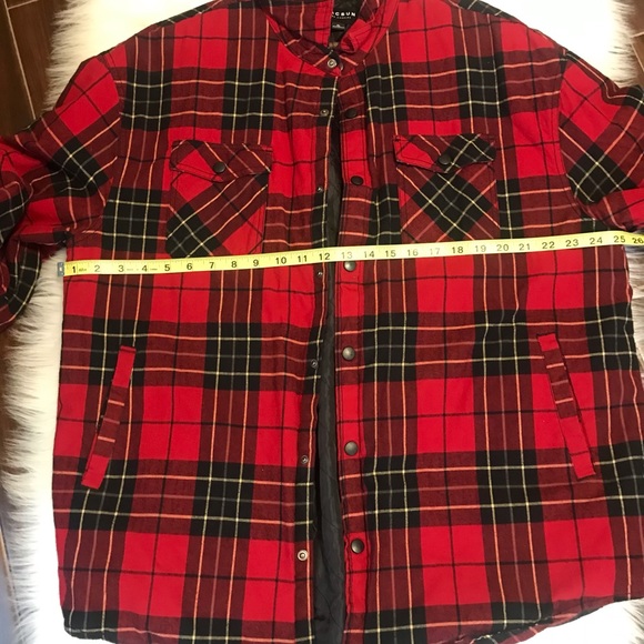 PacSun Jackets & Coats Pacsun Mens Flannel Shirt Xl Quilted Lined